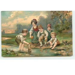 n°13448 - Carte Gaufrée -...