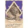 n°28592 - Carte Gaufrée - Fantaisie - Fillette écrivant une lettre