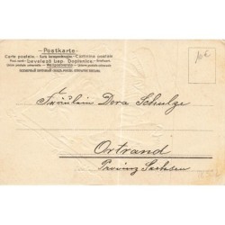 n°28592 - Carte Gaufrée - Fantaisie - Fillette écrivant une lettre