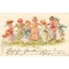 n°28593 - Fantaisie - Fillettes faisant une ronde