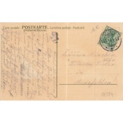 n°28594 - Fantaisie - Meissner - Jeune fille portant deux chiens - Bouledogue