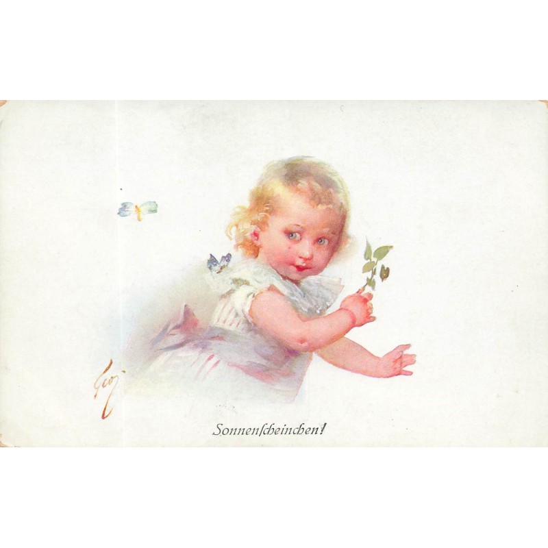 n°28595 - Illustrateur Geo MM Vienne n° 782 - Fillette avec des papillons autour d'elle