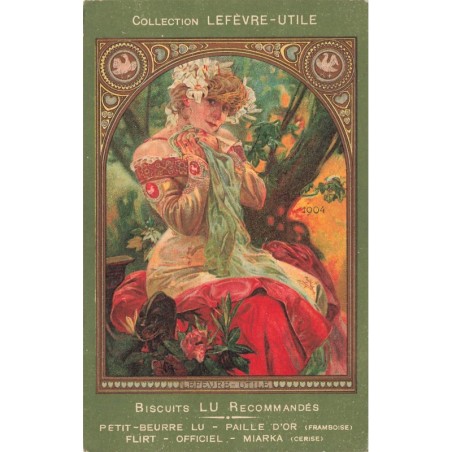 n°28601 - Illustrateur Alphonse Mucha - Collection Lefèvre-Utile - 1904 - Art Nouveau