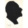 n°28617 - Silhouette - J.-M. Hardy Silhouettiste Caricaturiste - Homme de profil