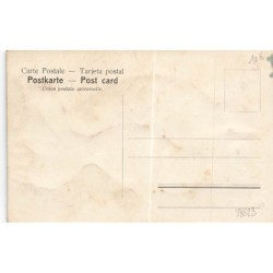 n°28623 - Carte en relief - 1er Avril - Couple de poissons dansant