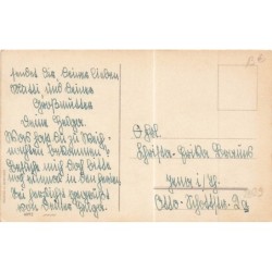 n°28639 - Nouvel An - Fillette regardant un champignon humanisé