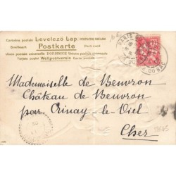 n°28645 - Carte Gaufrée - Animaux - Chiens - Teckels jouant avec une souris