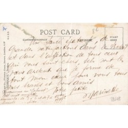 n°28648 - Animaux - Bonne Année - Chat noir, portant un noeud rouge