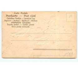 n°13471 - Carte Gaufrée - Joyeux Noël - Anges volant