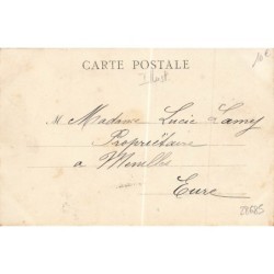 n°28685 - Illustrateur - N'oublié pas un pôvre aveugle - Femme donnant de l'argent à un chien d'aveugle