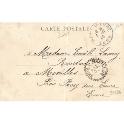 n°28686 - Illustrateur - Peintre vidant ses poches dans son atelier