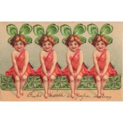 n°28696 - Carte Gaufrée -...