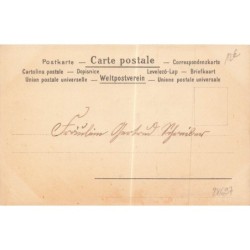 n°28697 - Carte avec paillettes - Clapsaddle - Jeune fille portant une couronne de fleurs