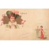 n°28711 - Portrait d'une femme - Coiffure 1900 - Mode