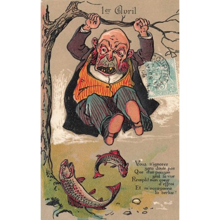 n°28715 - Carte Gaufrée - 5605 - 1er Avril - Vous n'ignorez sans doute pas ... la berlue