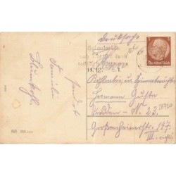 n°28720 - Nouvel An - Prosit Neujahr - Homme portant une tasse à l'aide de chapeau haut de forme