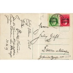 n°28721 - Nouvel An - Herzlichen Glückwünsch zum nuen Jahre - Lutins accrochant un Fer à Cheval