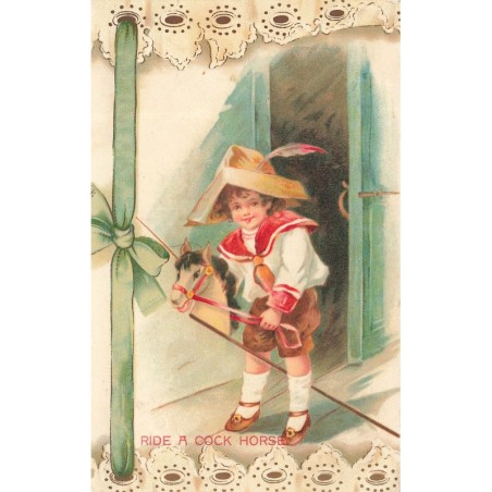 n°28745 - Fantaisie - Ride a Cock Horse - Tête de cheval en bois
