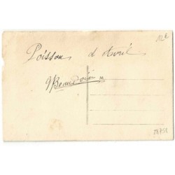 n°28751 - 1er Avril - Joli poisson que je confie à ce messager très discret - Pinguouin en feutrine