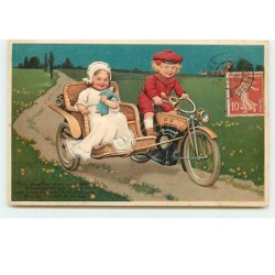 n°13495 - Carte Gaufrée-...