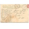 n°13496 - Carte Gaufrée - Couple s'embrassant caché par un parapluie