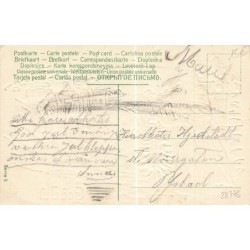 n°28776 - Carte Gaufrée - God Jul - Enfants accueillant le Père Noël