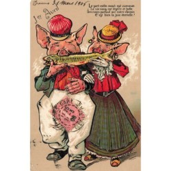 n°28778 - Carte Gaufrée -...