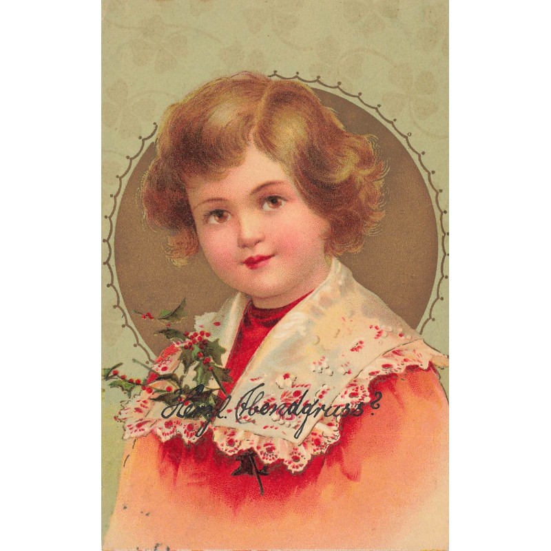 n°28787 - Fantaisie - Clapsaddle - Portrait d'un enfant