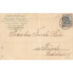 n°28790 - Fantaisie - Fillette jouant de la musique avec du muguet