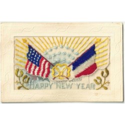 n°28801 - Carte Brodée -...