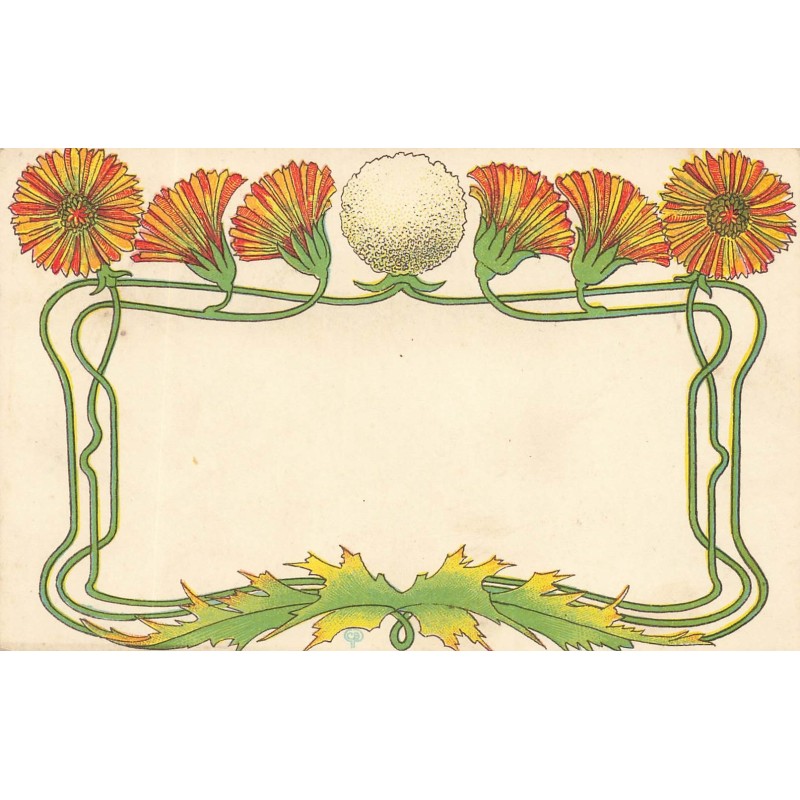 n°28807 - Fantaisie - Art Nouveau - Fleurs formant un liseron