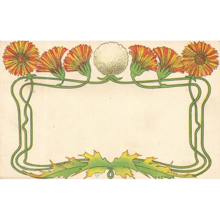 n°28807 - Fantaisie - Art Nouveau - Fleurs formant un liseron