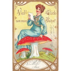 n°28819 - Carte Gaufrée -...