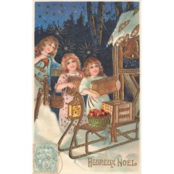 n°28823 - Carte Gaufrée -...