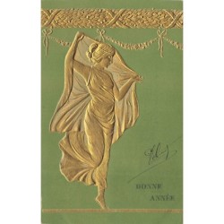 n°28830 - Carte Gaufrée -...