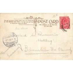 n°28835 - Fantaisie - Jeune femme allongée sur le ventre sur une plage - baigneuse