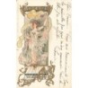 n°28852 - Illustrateur - Eva Daniell - Art Nouveau - Jeune femme jouant avec un voile