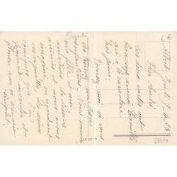 n°28874 - Bonnes Pâques - Chien regardant un poussin sortant de son oeuf- Illustrateur Sgrilli