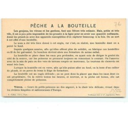 n°13522 - Pêche d'Eau Douce - A la Bouteille (Vérons et Goujons)