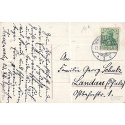 n°28932 - Carte Gaufrée - Noël - Fröhliche Weihnachten -Ange gardien tenant une clochette