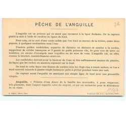 n°13524 - Pêche d'Eau Douce - L'Anguille, à la Corde tendue