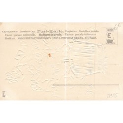 n°28995 - Carte Gaufrée - MSIB 13563 - Fleurs dans un pot