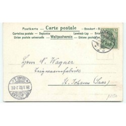 n°10350 - Carte Fantaisie - Fröhliche Ostern - Lutins, nains, lapin