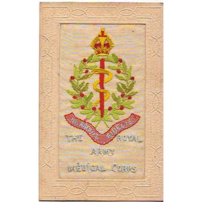 n°13552 - Carte Brodée - The Royal Army Medical Corps