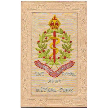 n°13552 - Carte Brodée - The Royal Army Medical Corps