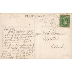 n°29054 - Illustrateur A. Thiele - Cochon habillé riant - Laugh and grow fat