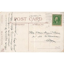 n°29069 - Carte Gaufrée - Thanksgiving Day Greetings - Oiseaux volant autour d'une jeune femme - Brundage