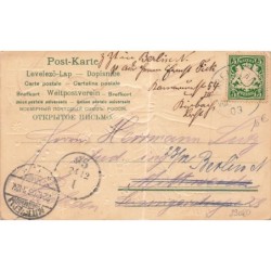 n°29080 - Carte Gaufrée - Noël - Fröhliche Weihnachten - Jeune femme attrapant une enveloppe