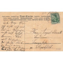 n°29081 - Carte Gaufrée - MSIB 13765 - Fröhe Weihnachten - Ange gardien regardant par une fenêtre