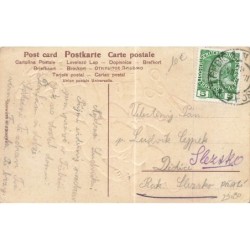 n°29090 - Carte Gaufrée - Saint-Valentin - Vira - Ange accrochant des coeurs ensemble